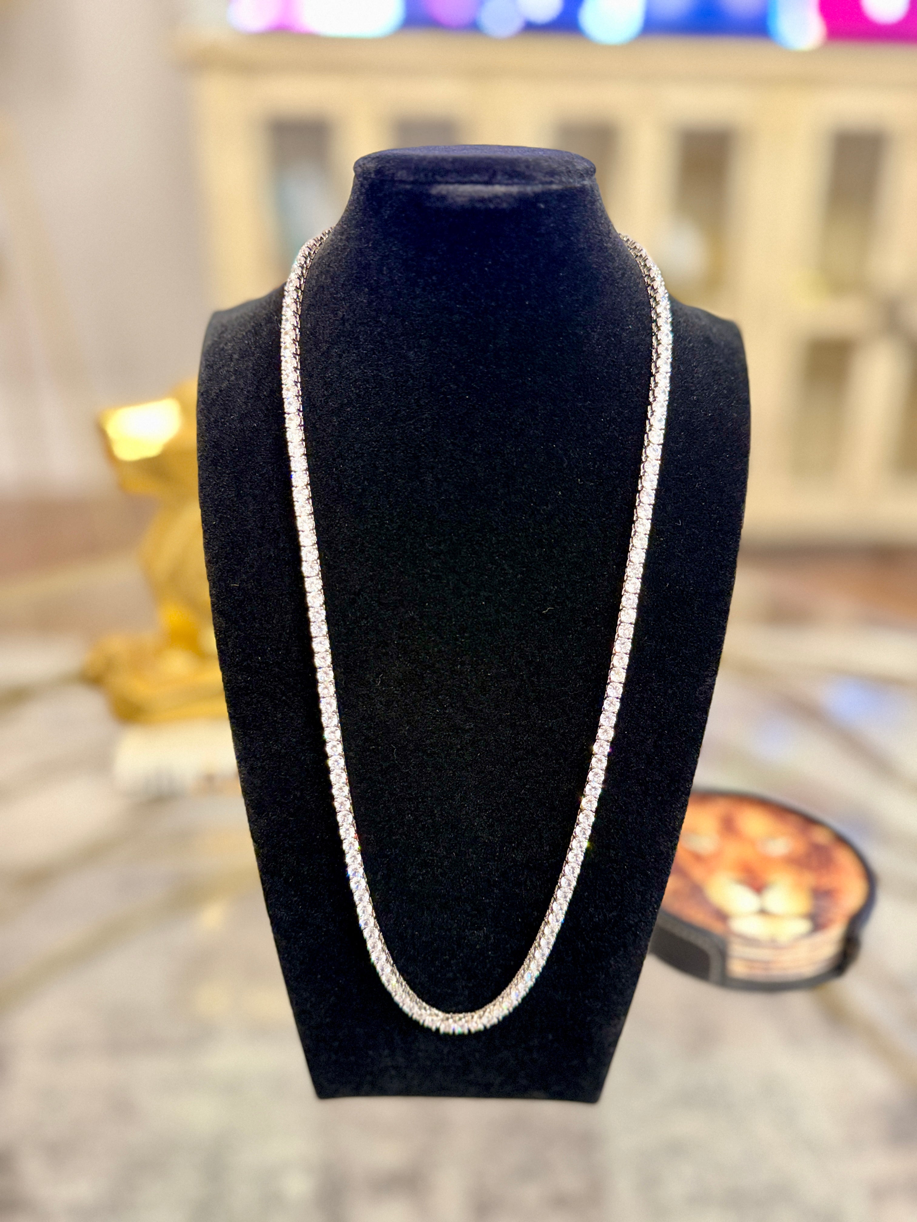 Moissanite Tennis Necklace