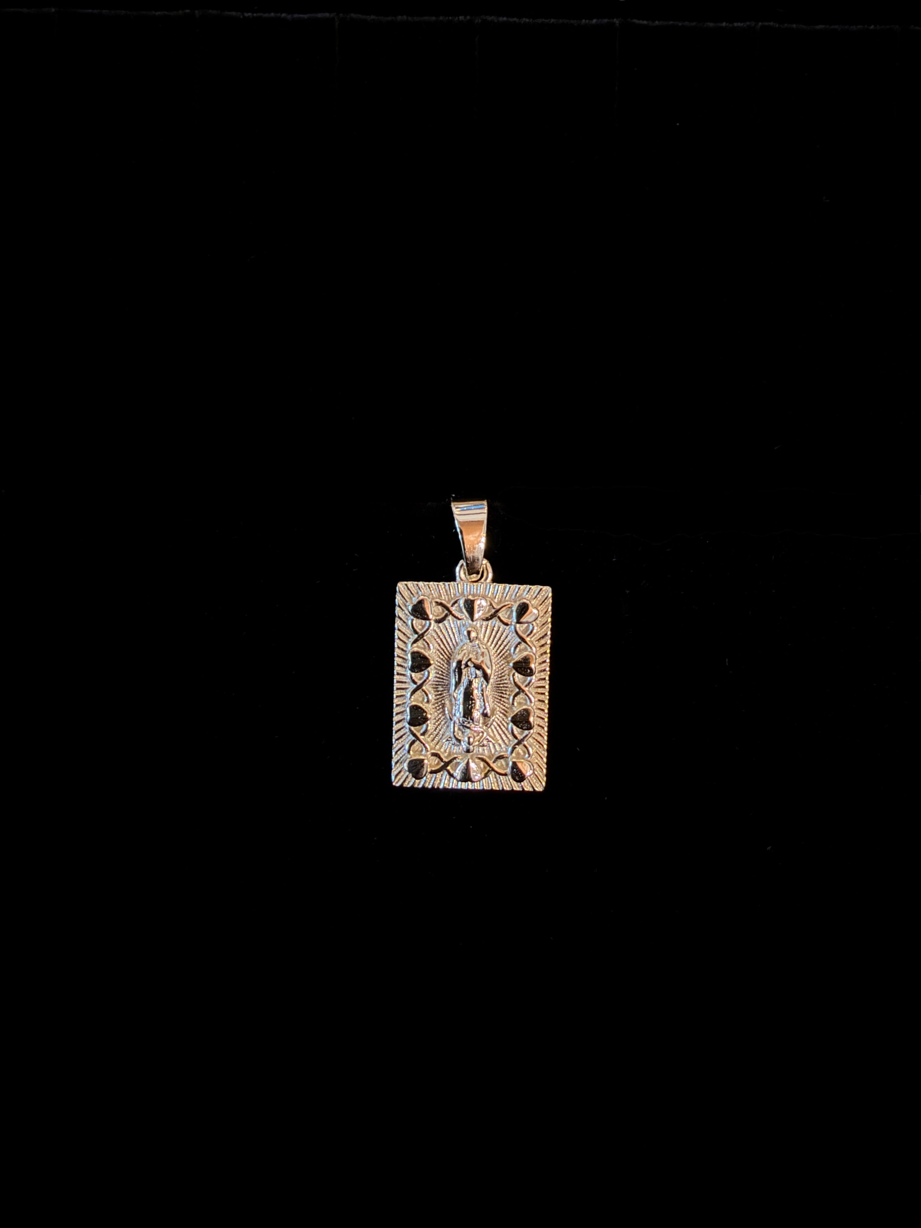 Virgin Mary Gold Pendant