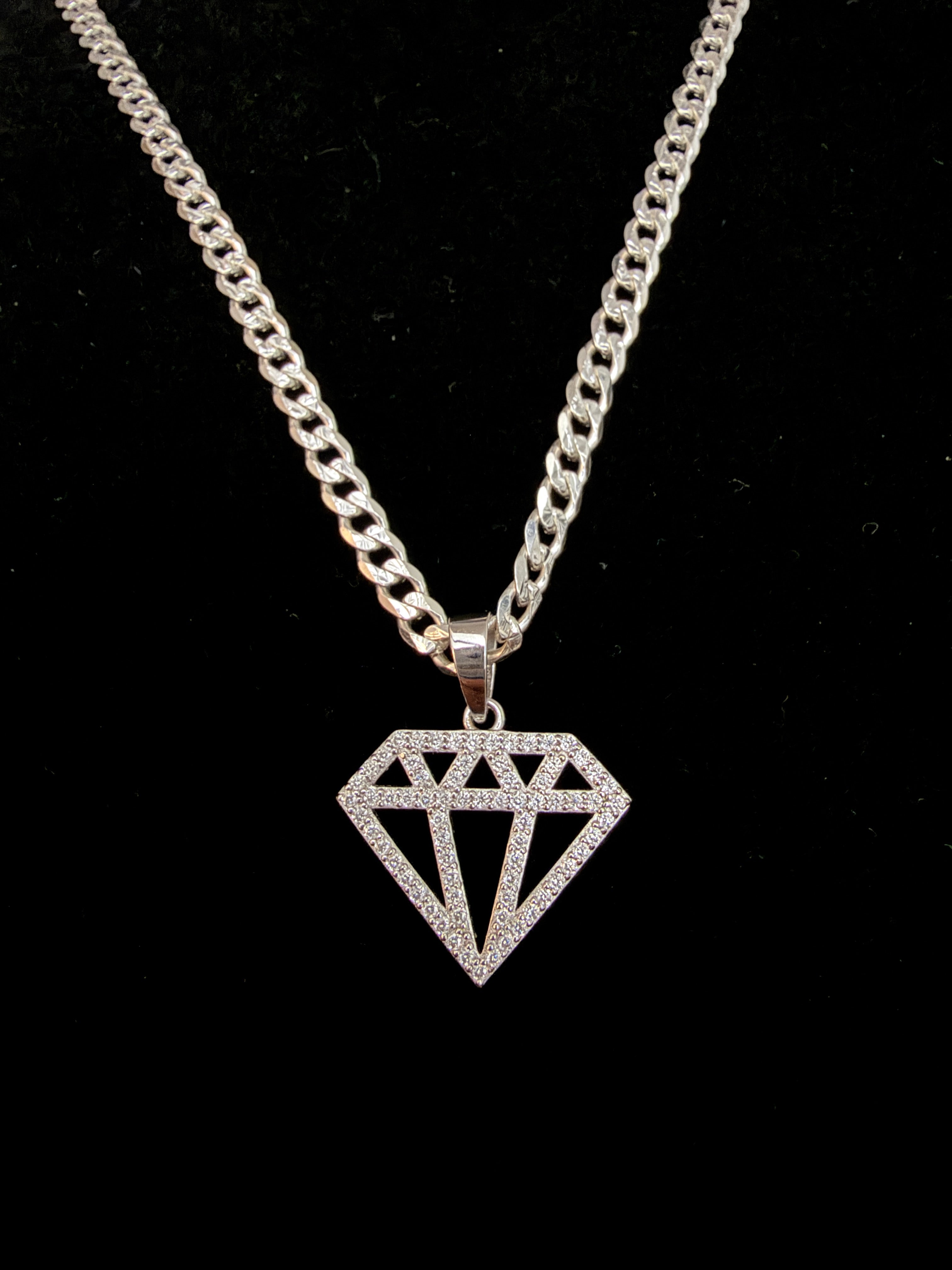 Moissanite Diamond 20” Necklace