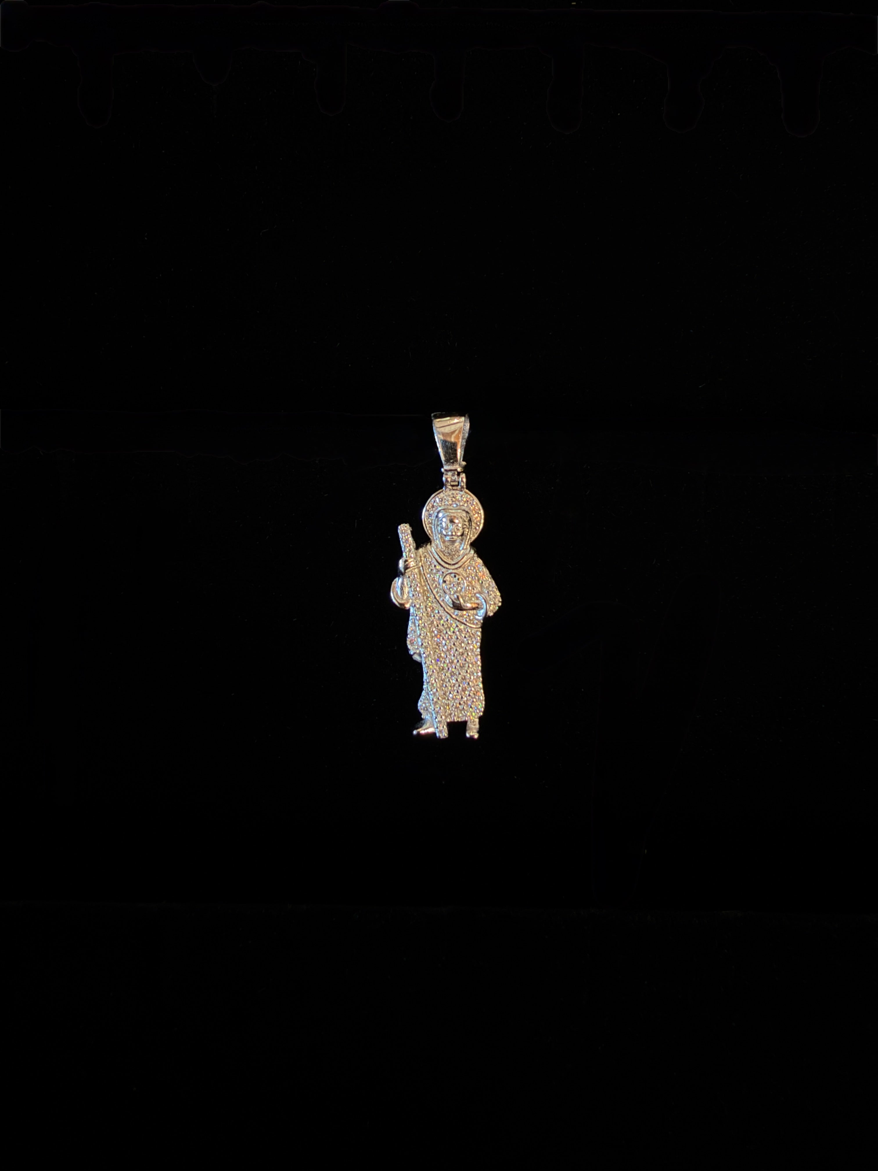 San Judas Moissanite Pendant